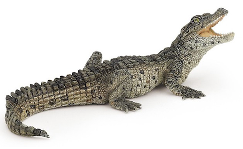 Papo - Krokodilunge grön