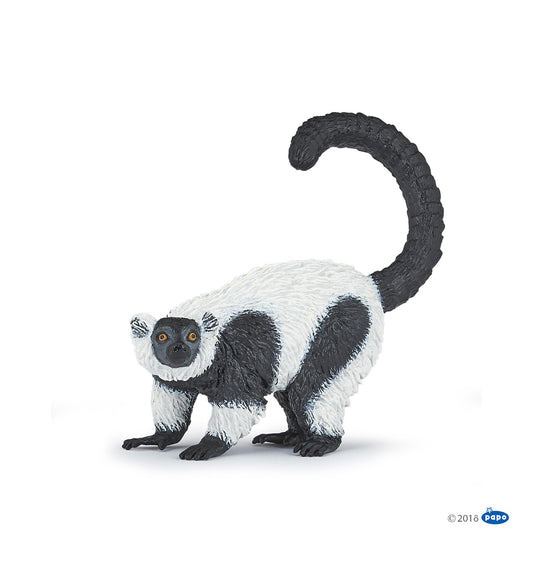 Papo - Svartvit vari lemur