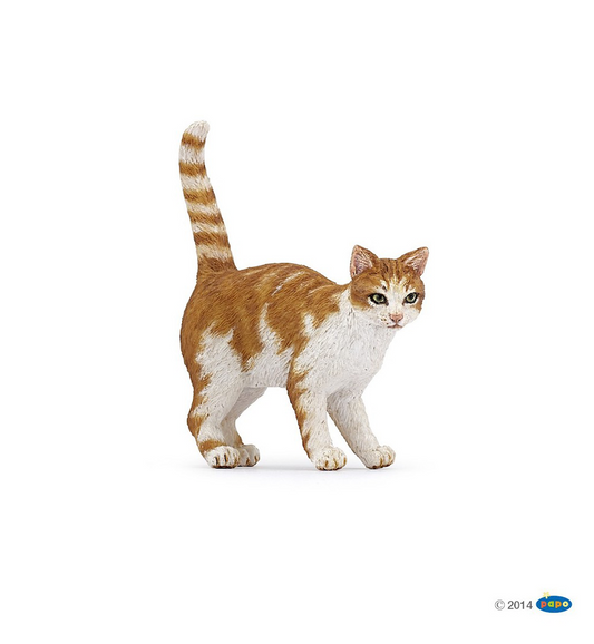 Papo - Rödvit katt