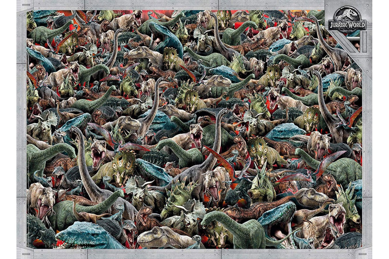 Clementoni® - 1000 Impossible puzzle Jurassic World