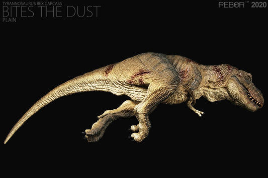 REBOR 1:35 Male Tyrannosaurus Rex Carcass Bites the Dust Plain