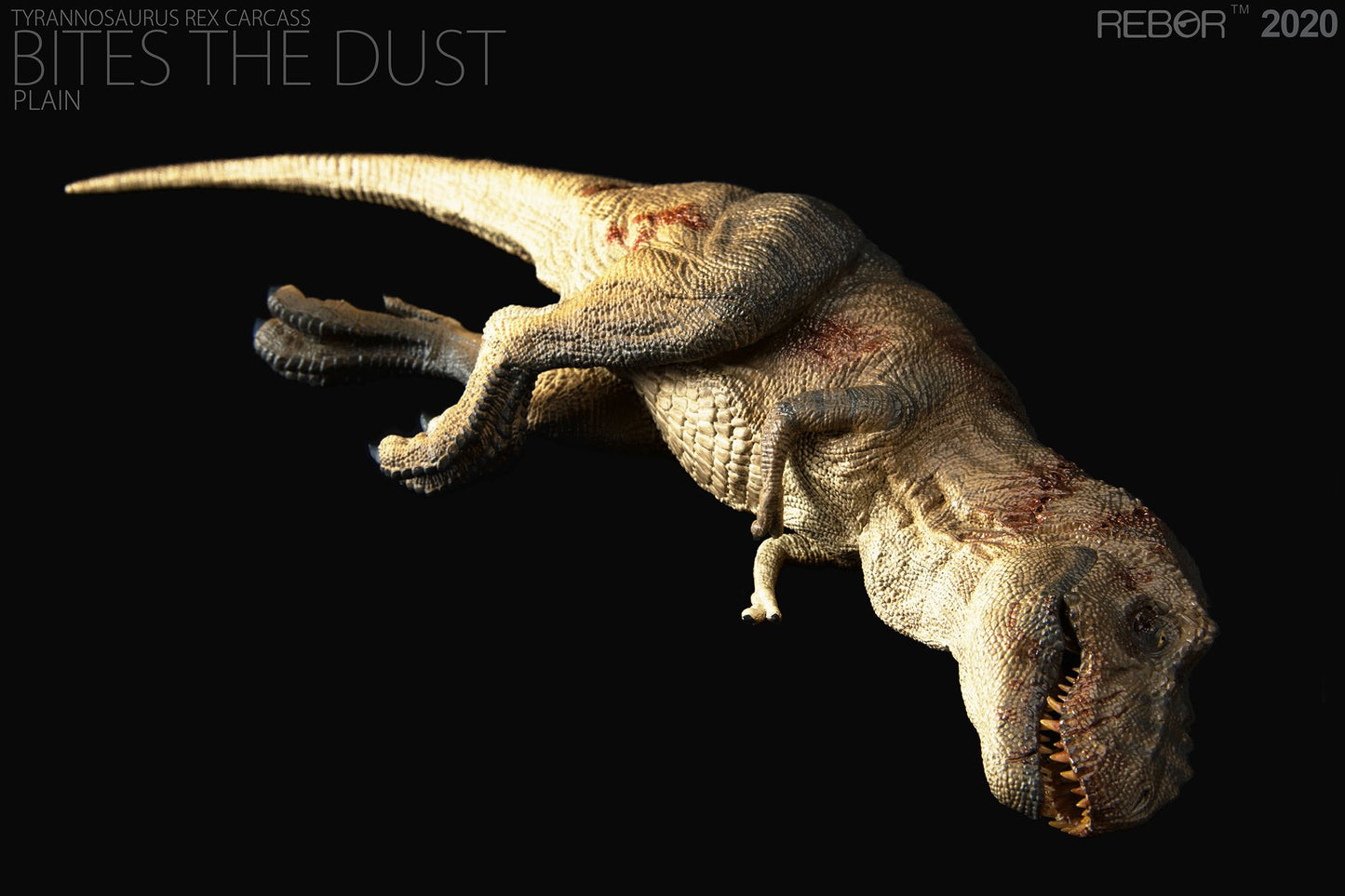 REBOR 1:35 Male Tyrannosaurus Rex Carcass Bites the Dust Plain