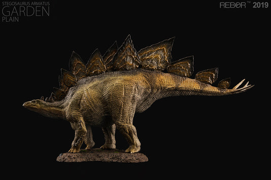 REBOR 1:35 Male Stegosaurus Garden Plain Armatus Museum Class Replica
