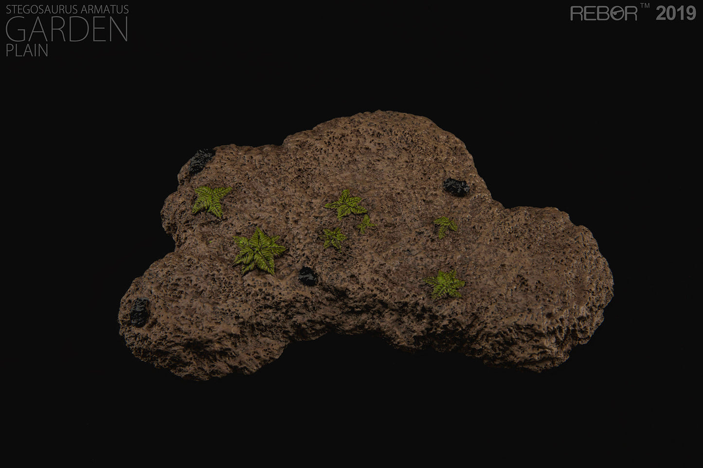 REBOR 1:35 Male Stegosaurus Garden Plain Armatus Museum Class Replica