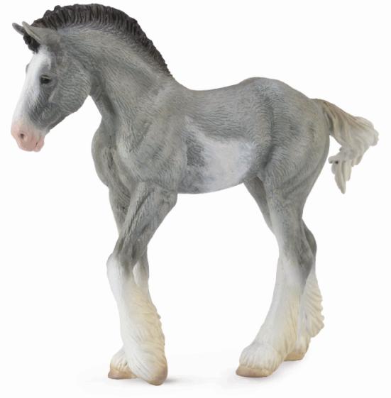 CollectA - Clydesdale föl, blå skimmel