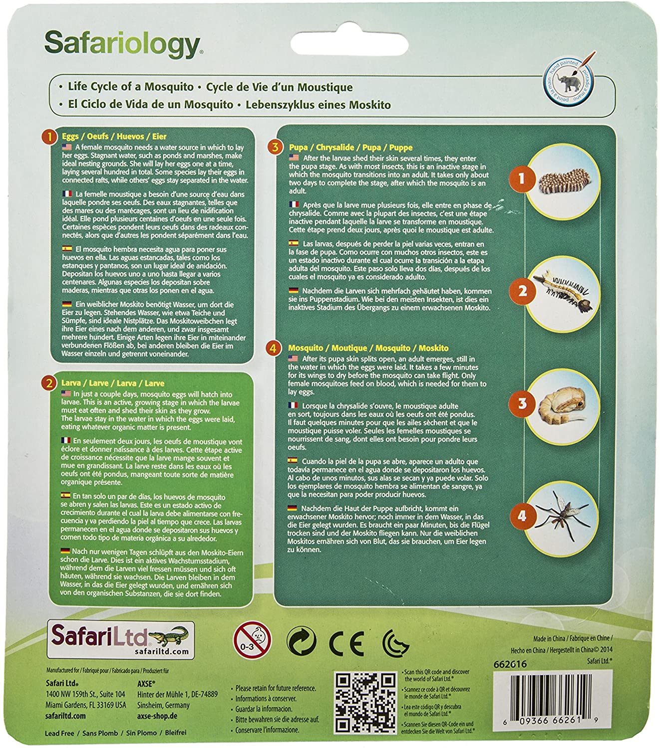 Safari Ltd - Life Cycle of a mosquito Safariology®