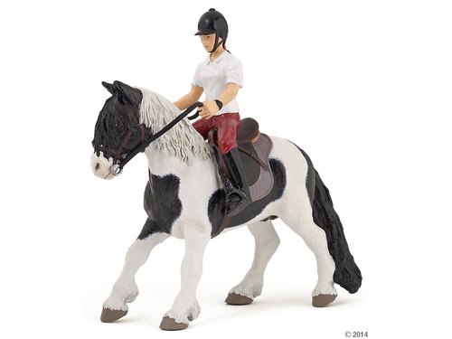 Papo - Ponny med sadel
