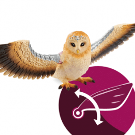 Schleich - Älva på glitteruggla