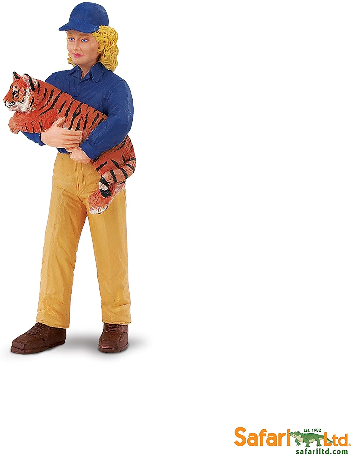 Safari Ltd - Janet Zookeeper with tiger cub