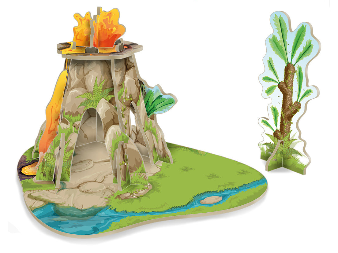 Papo - Mini landskap dinosaurieland