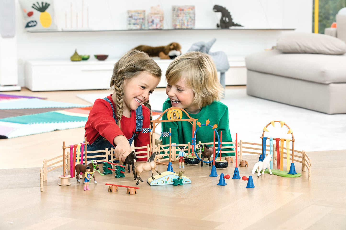 Pony curtain obstacle