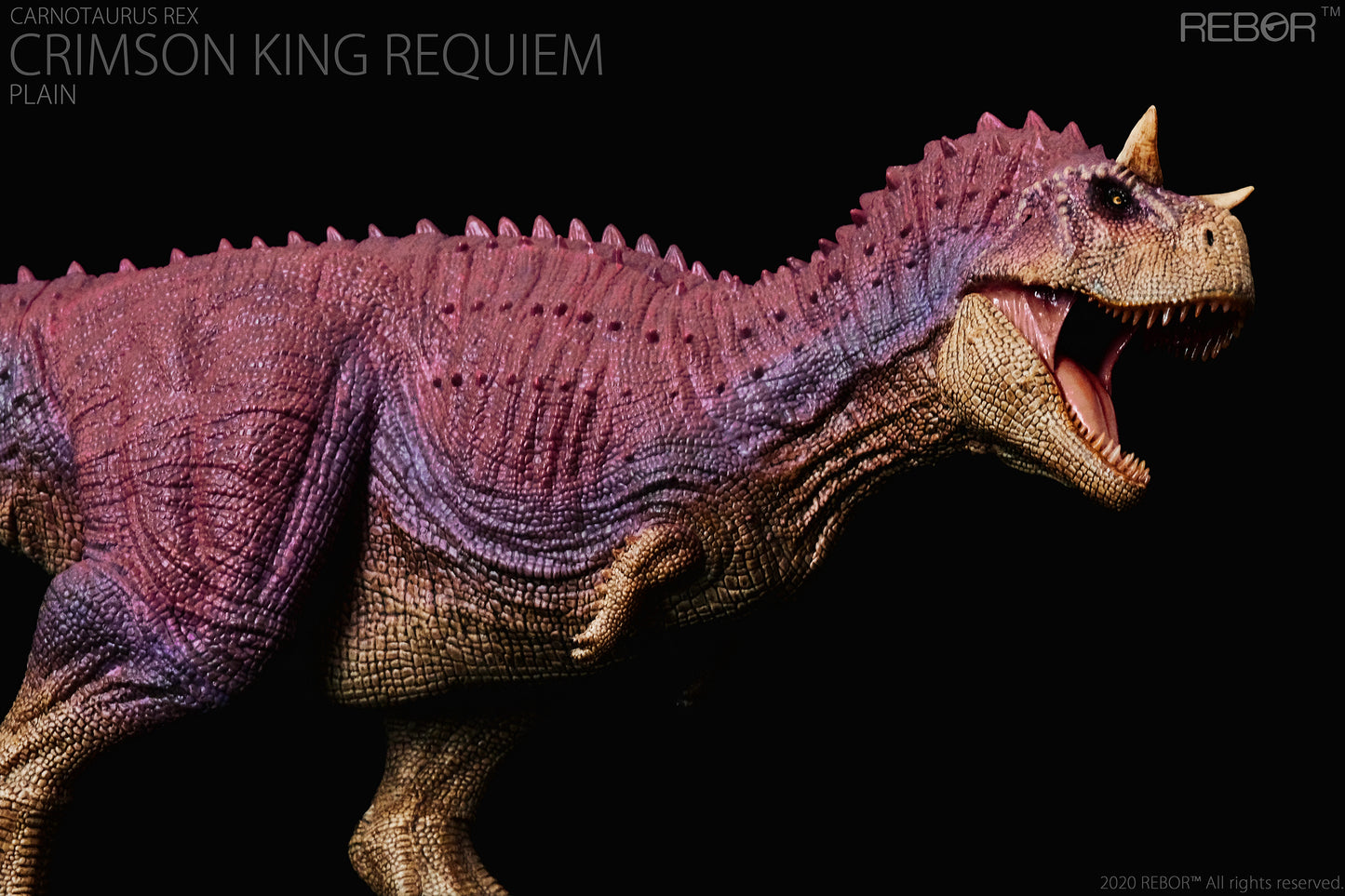 Rebor 1:35 Carnotaurus rex “Crimson King Requiem” Plain Variant Museum Class Replica