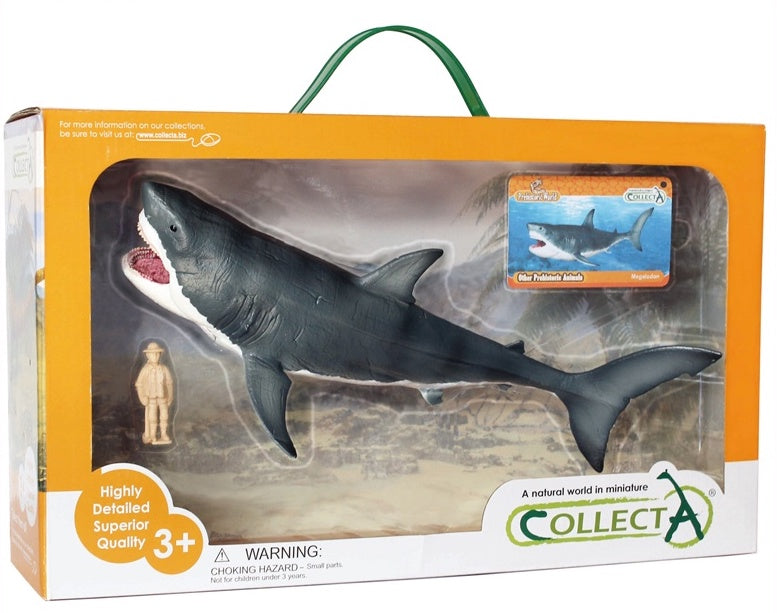 CollectA - Megalodon med ledad käke - Deluxe Skala 1:60