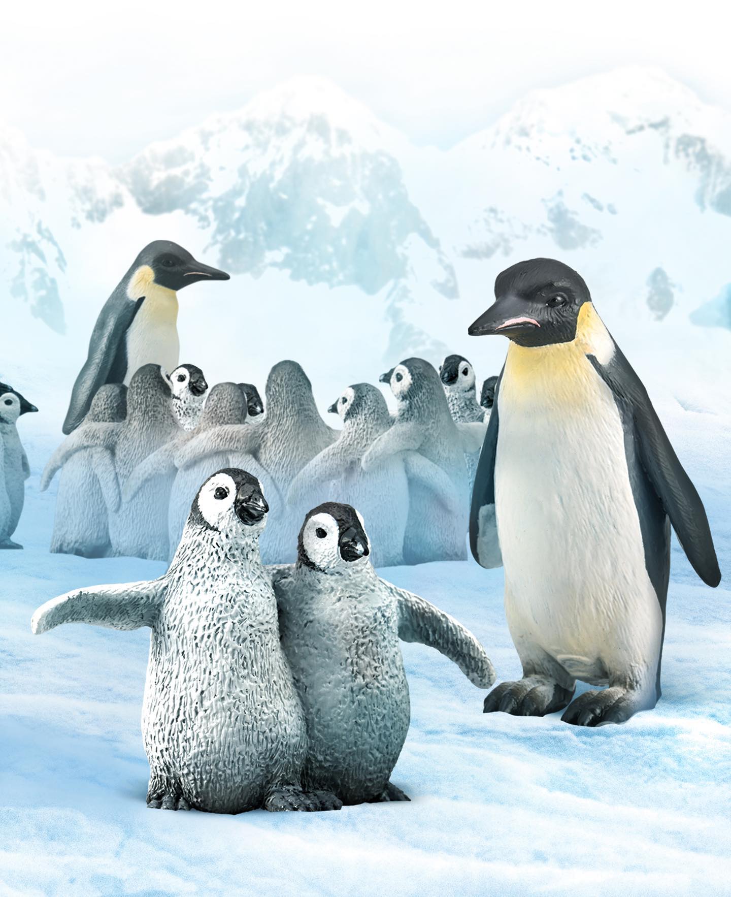 CollectA - Kejsarpingvin ungar