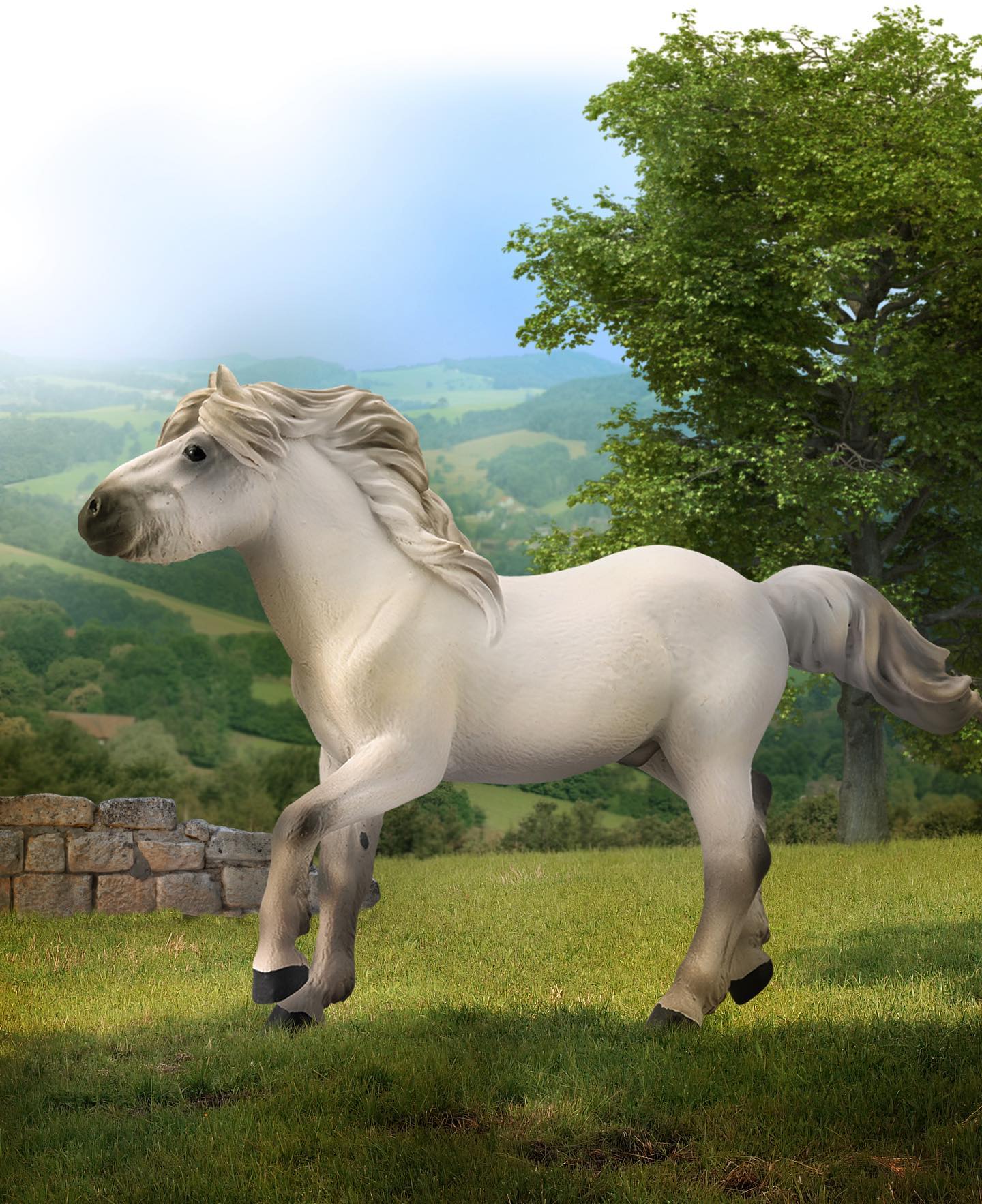 CollectA - Jakutponny hingst, grå