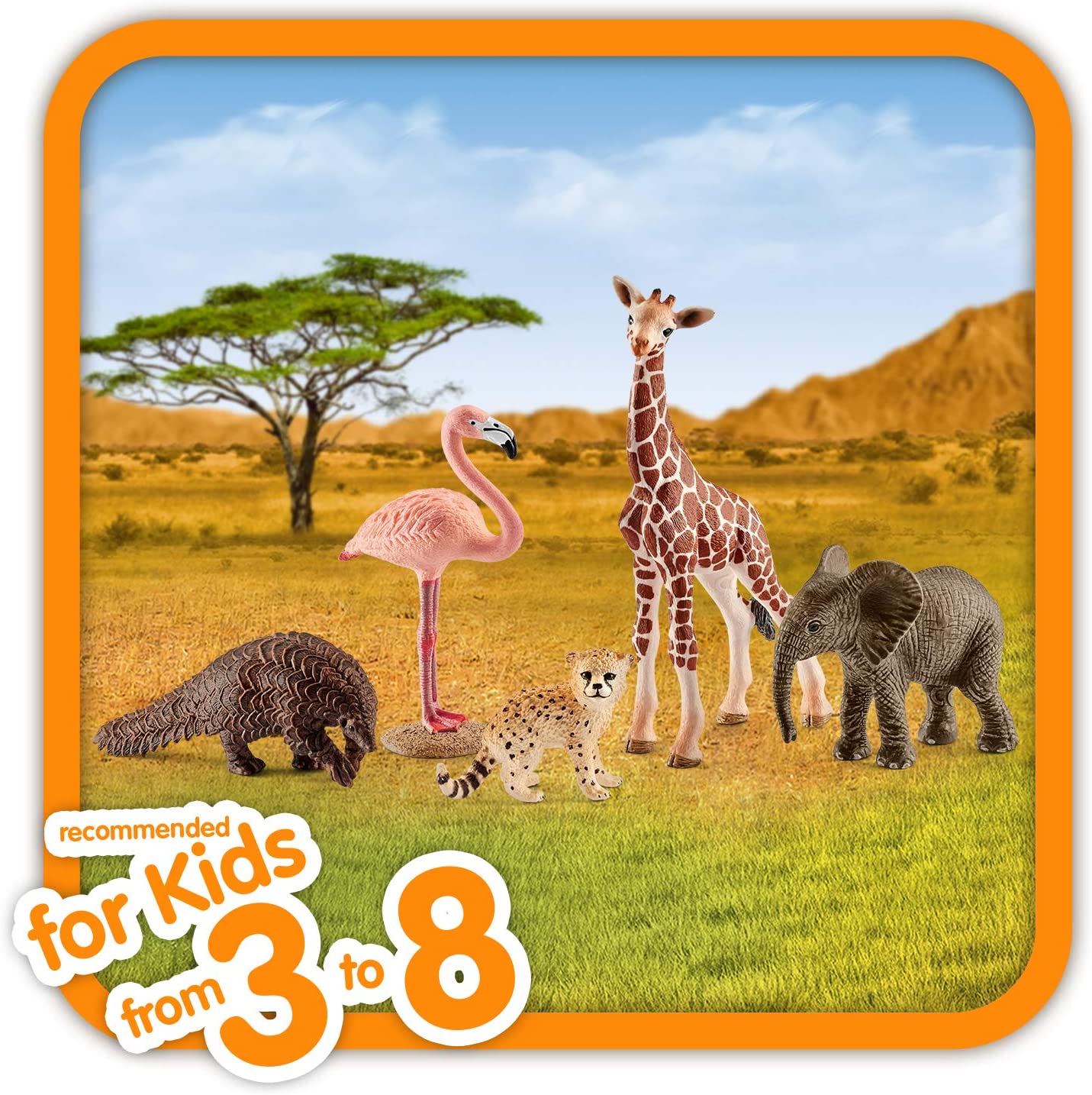 Schleich - Wild Life-djurblandning