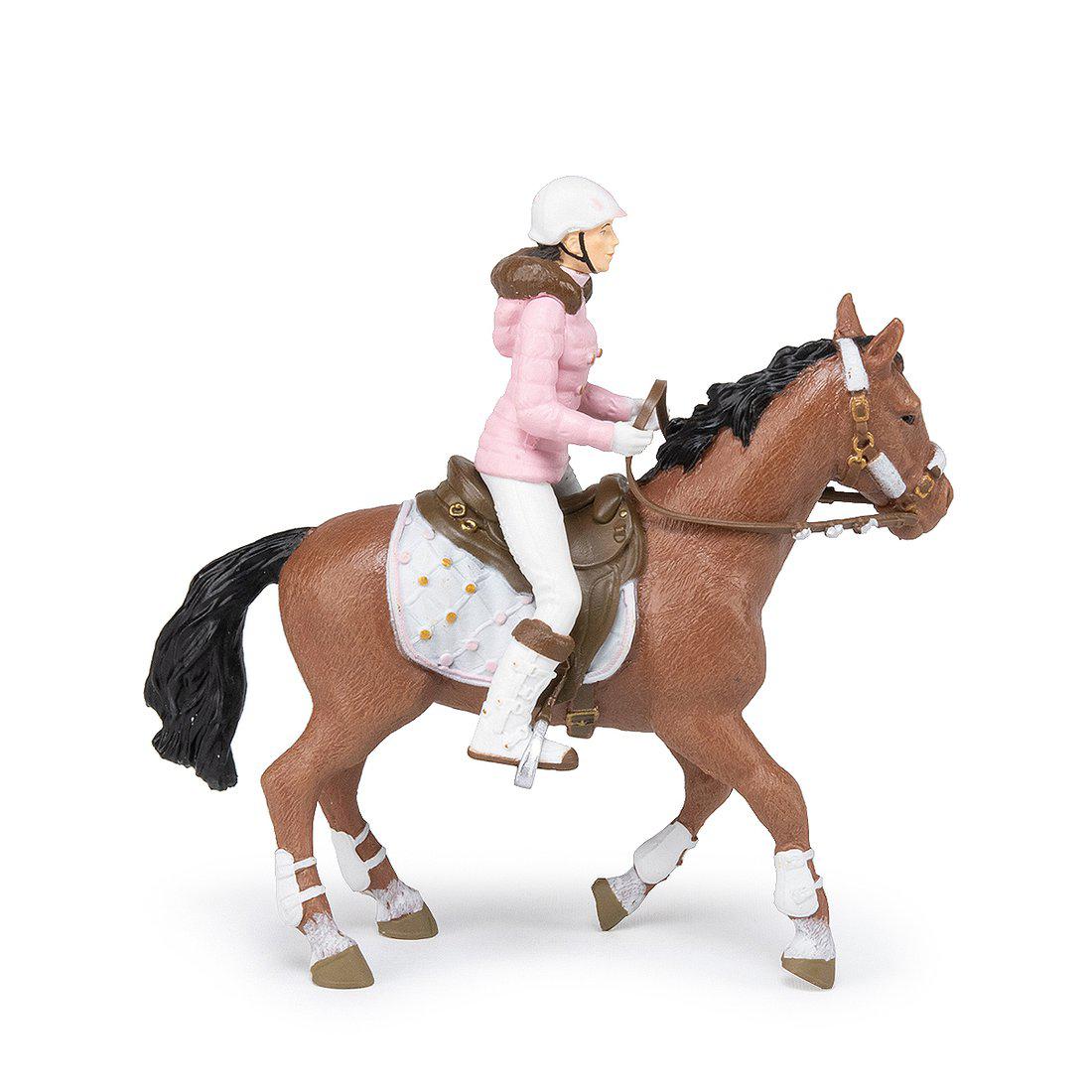 Papo - Vinterridning flicka