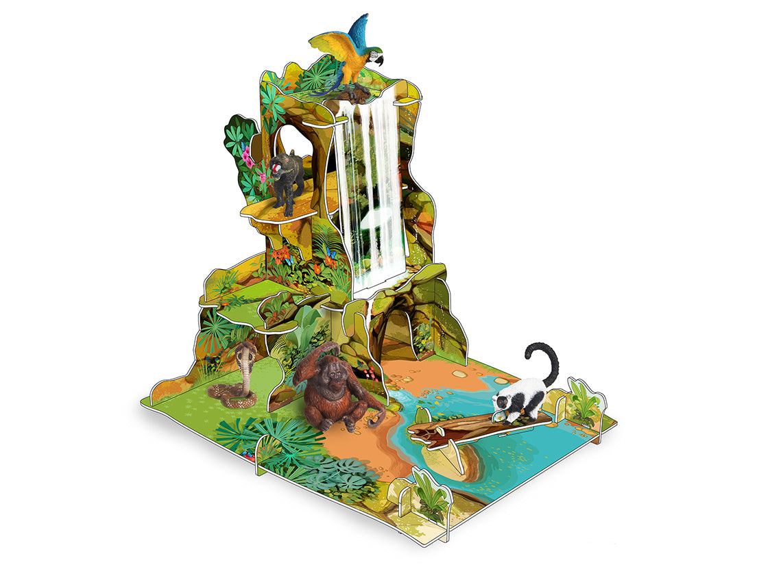 Papo - Djungel-landskap byggsats