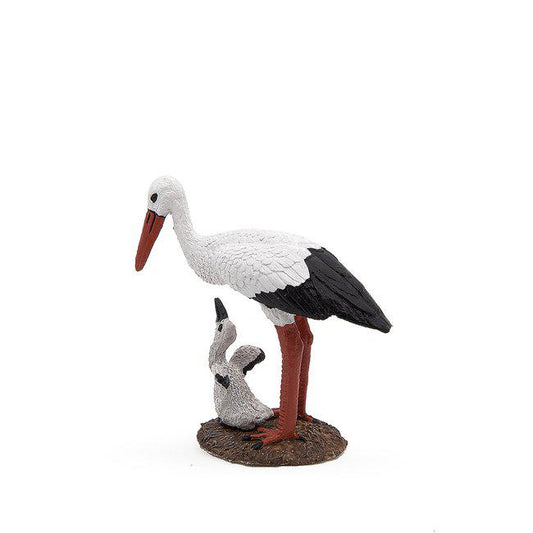 Papo - Stork med storkunge