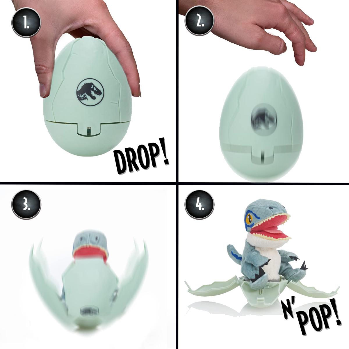 Jurassic World - Drop N Pop Blue
