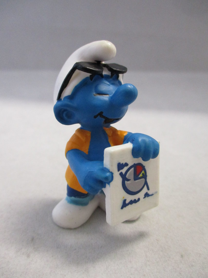 Schleich - Marknadsförings Smurfen