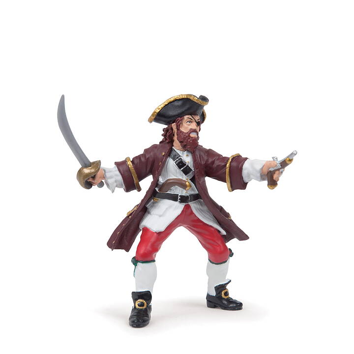 Papo - Pirat Barbarossa röd