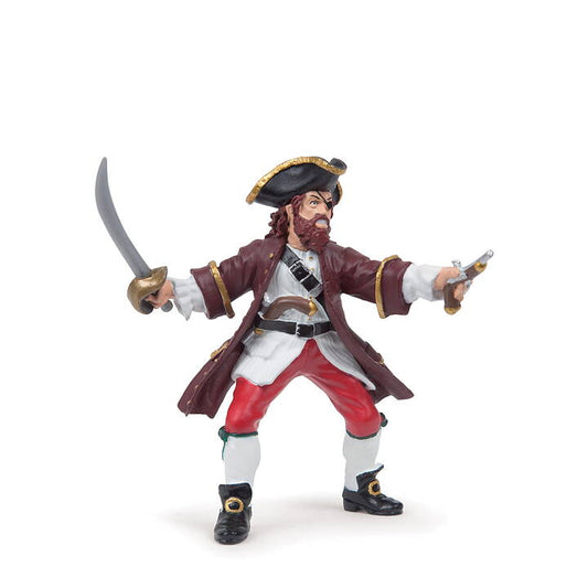 Papo - Pirat Barbarossa röd