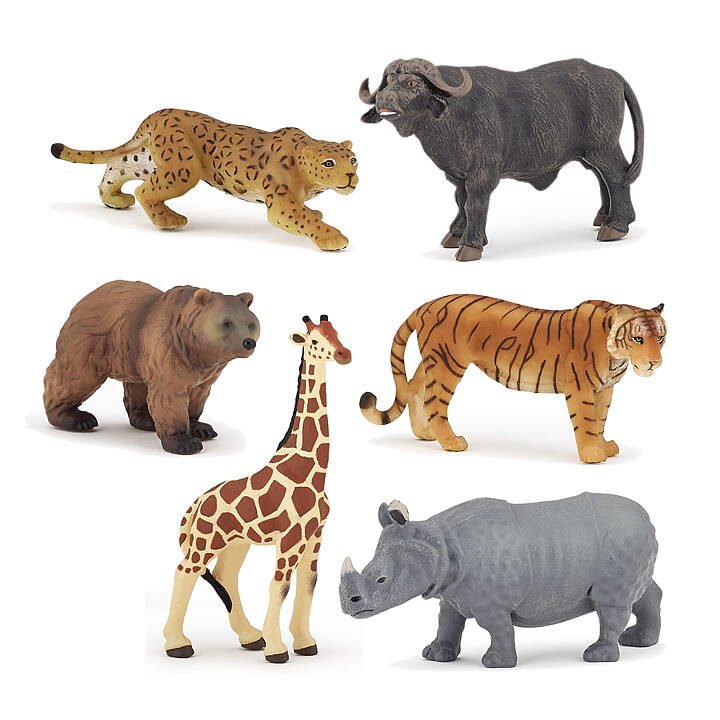 Papo - Mini wildlife set 2 i burk