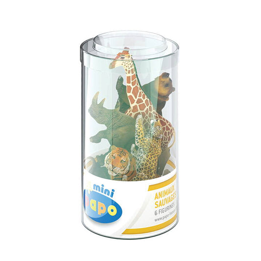Papo - Mini wildlife set 2 i burk