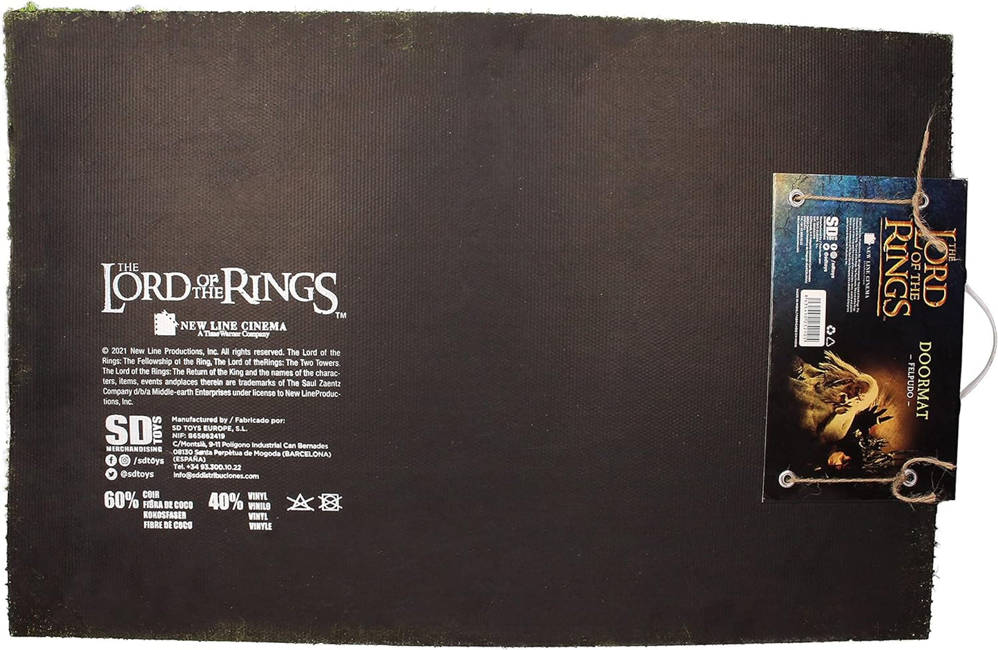The Lord of the Rings - Logo Dörrmatta - SD Toys