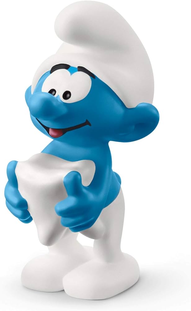 Schleich - Smurf med tand