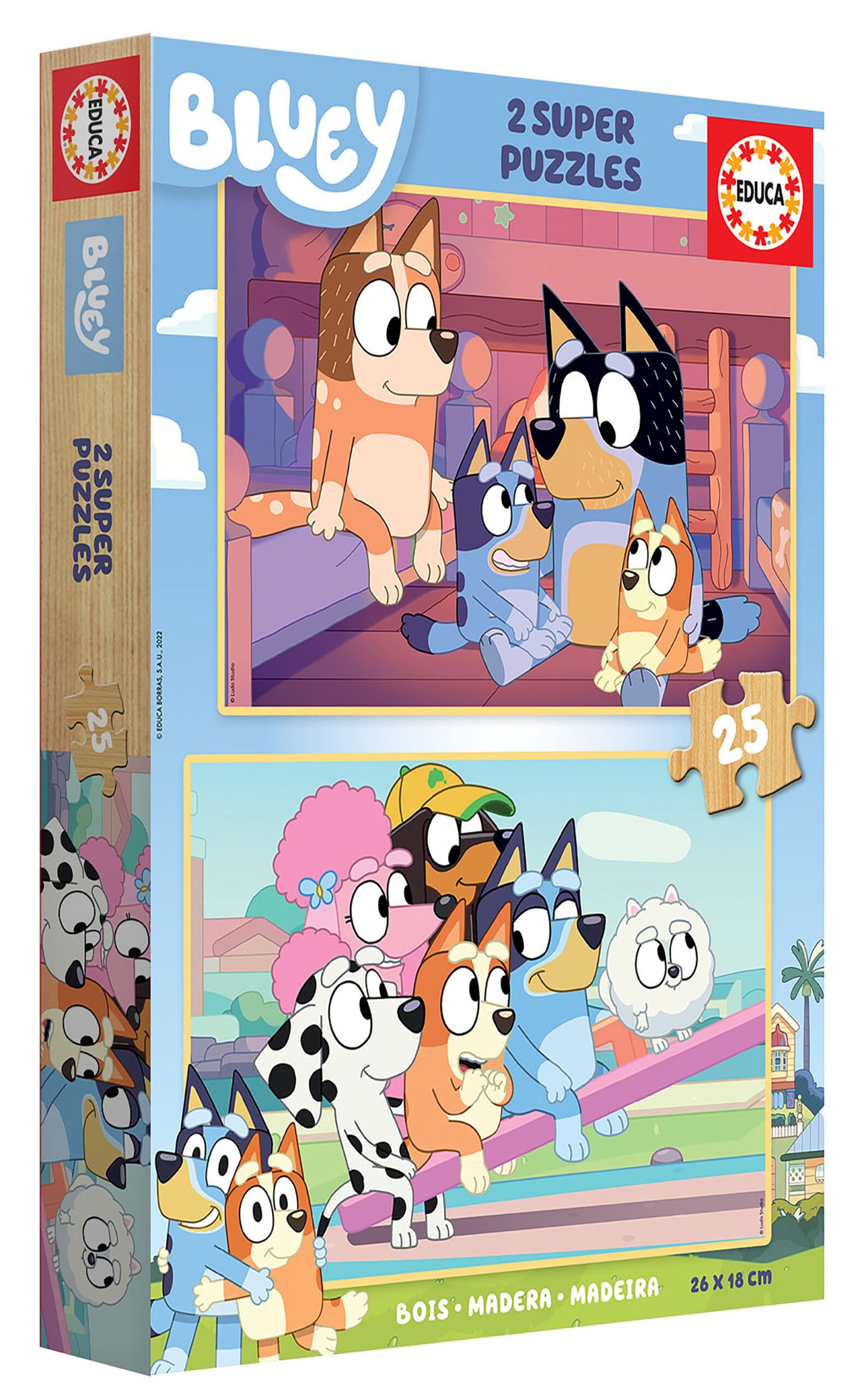 Educa® - 2×25 Bluey