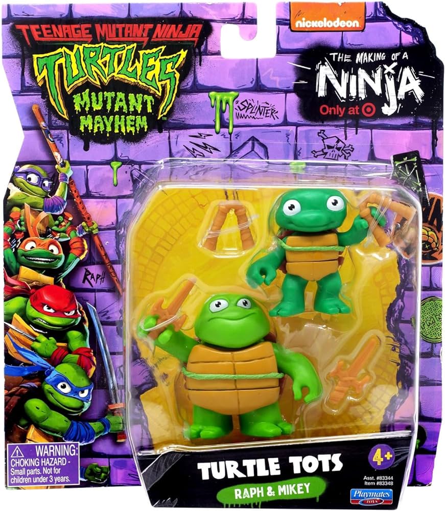 Teenage Mutant Ninja Turtles - Mutant Mayhem - Turtle Tots Raph and Mikey
