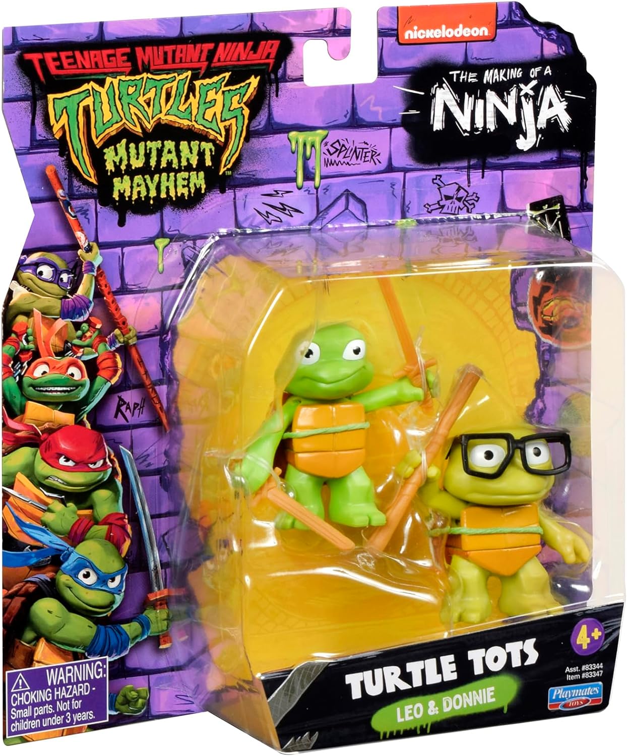 Teenage Mutant Ninja Turtles - Mutant Mayhem - Turtle Tots Leo and Donnie