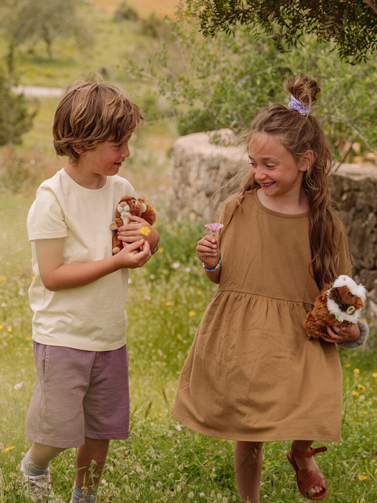 WWF Plush Collection - Marsvin (Guinea pig Brown/White)