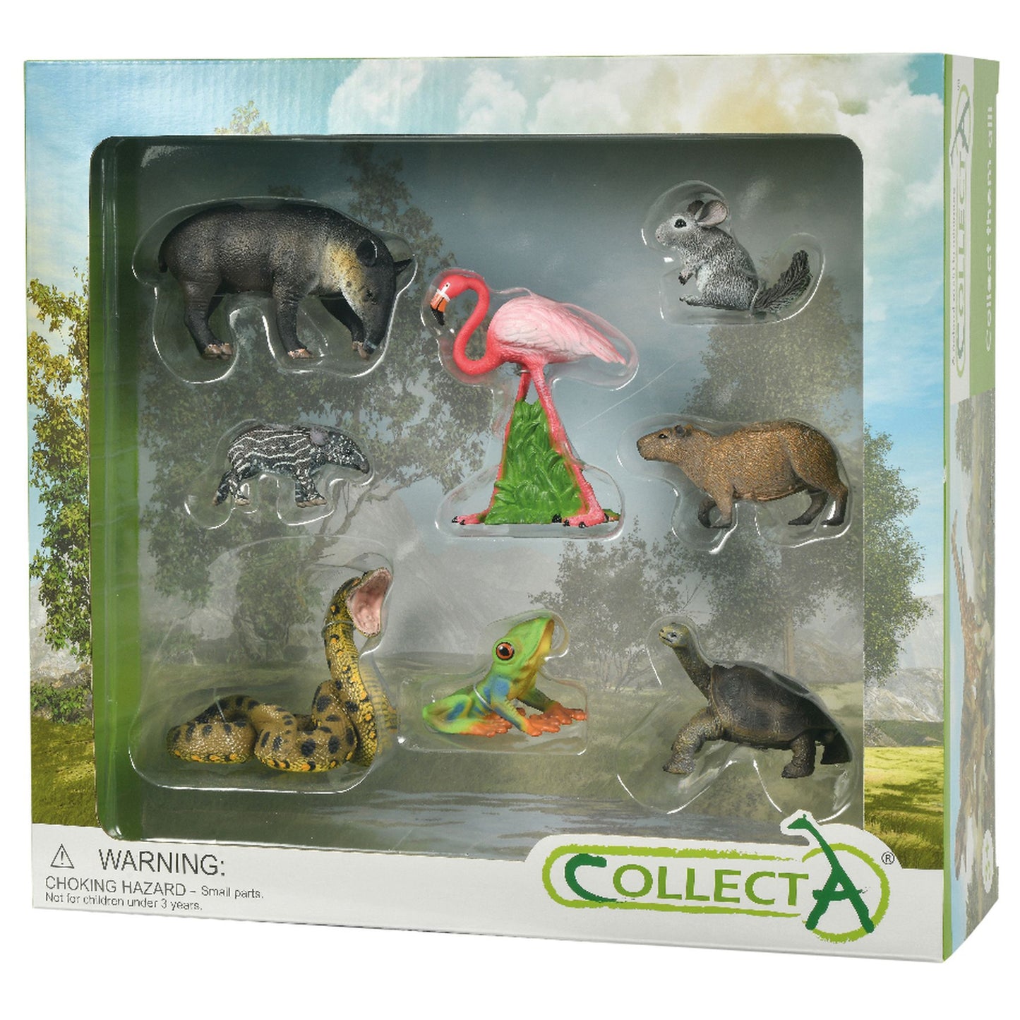 CollectA - Wild Life 8 st i presentbox