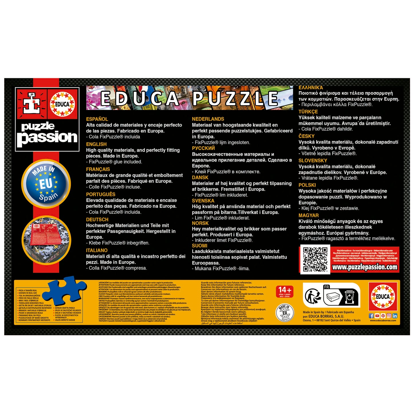 Educa® - 2×500 House Of The Dragon