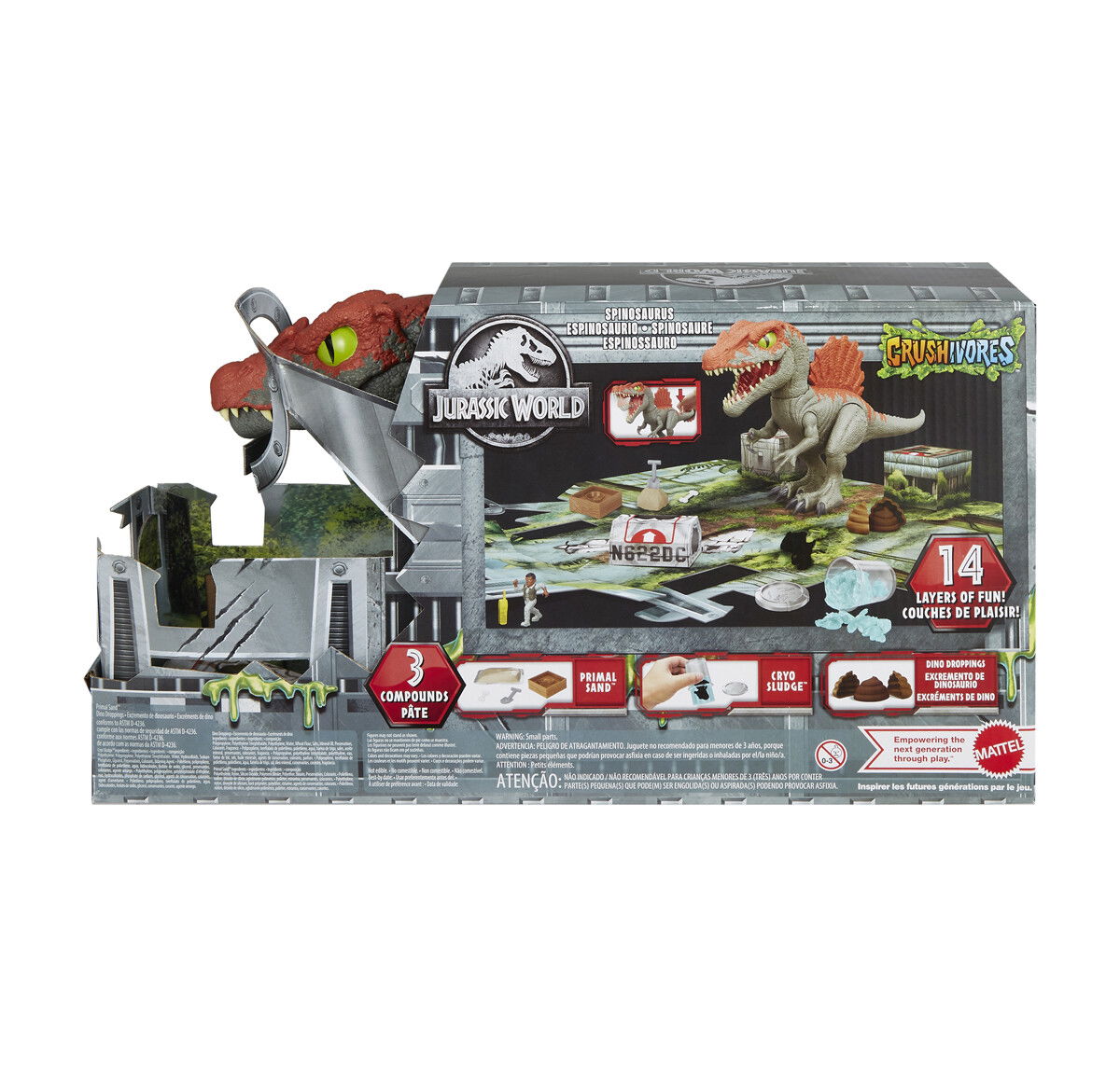 Jurassic World - Crushivores Spinosaurus Cage Crasher