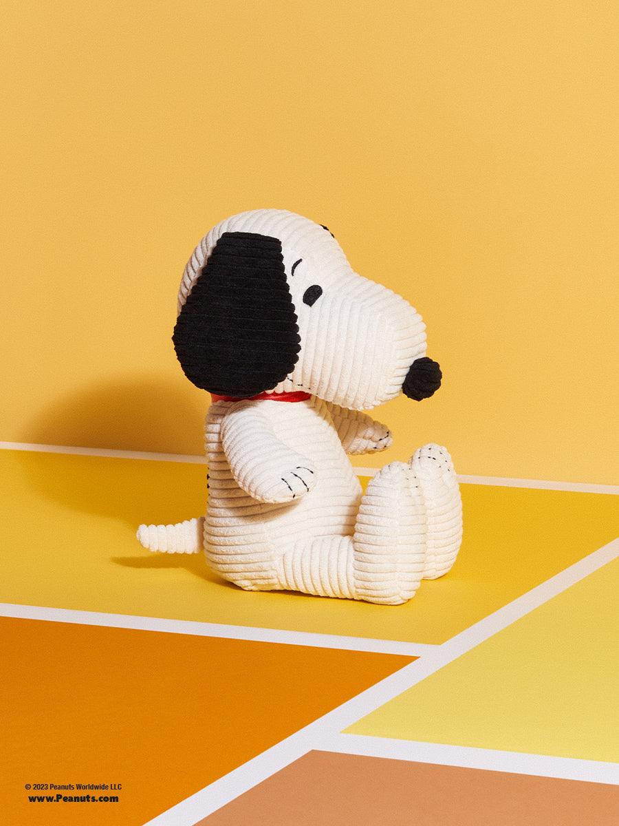 PEANUTS - Snobben sittande i Presentbox (Snoopy Corduroy)