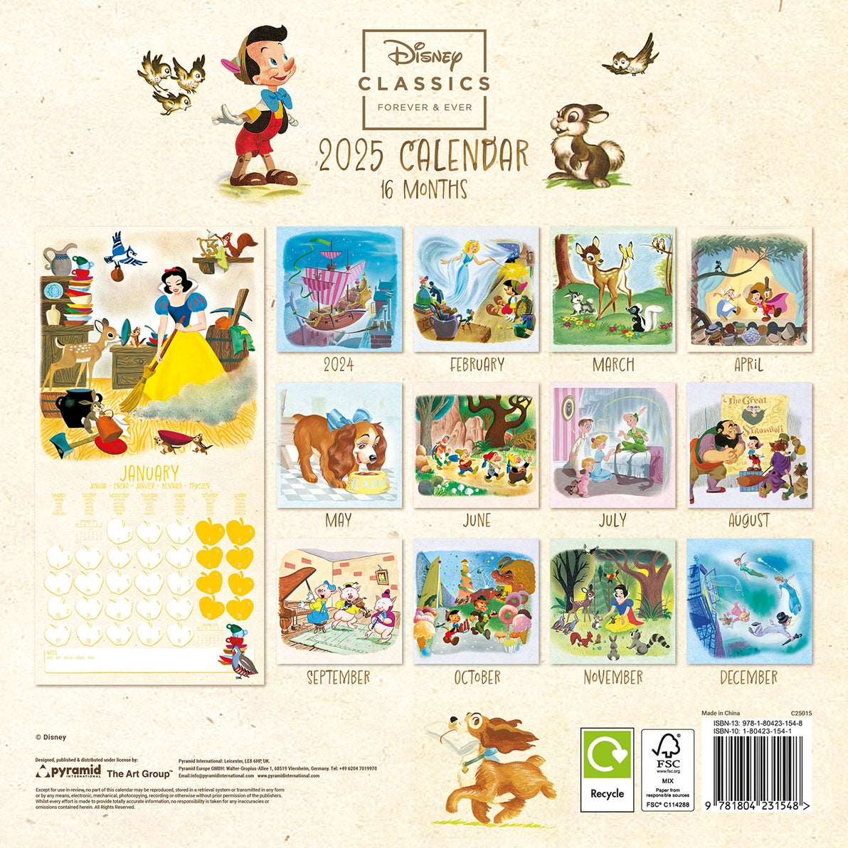 Disney - Classics Almanacka 2025
