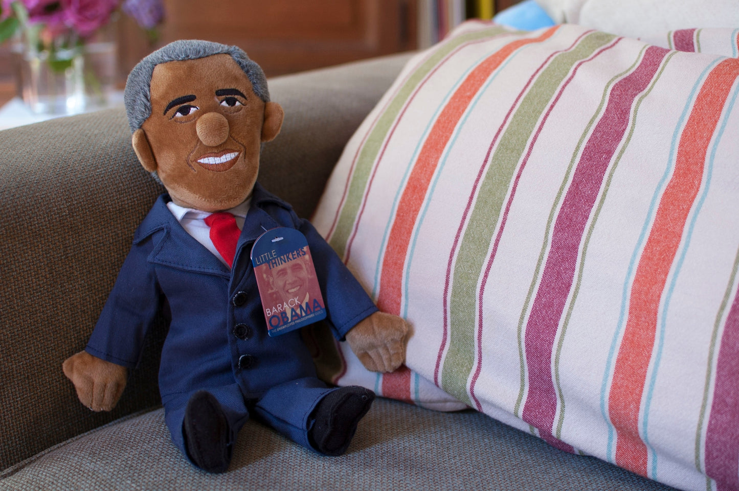 The Unemployed Philosophers Guild - Barack Obama - Little Thinker Plush Doll