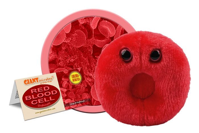 GIANTmicrobes - Röda Blodkroppar (Erythrocyte) Red Blood Cell
