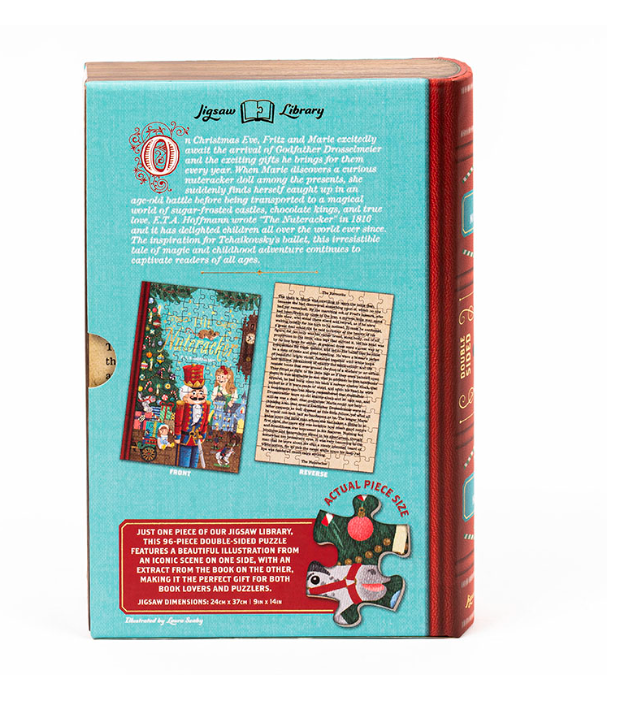 Professor Puzzle - Nötknäpparen Sagopussel (dubblesidigt 96 bitar)