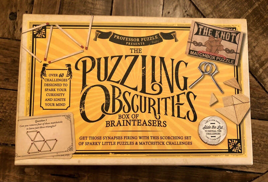 Professor Puzzle - Puzzling Obscurities (Förbryllande oklarheter)