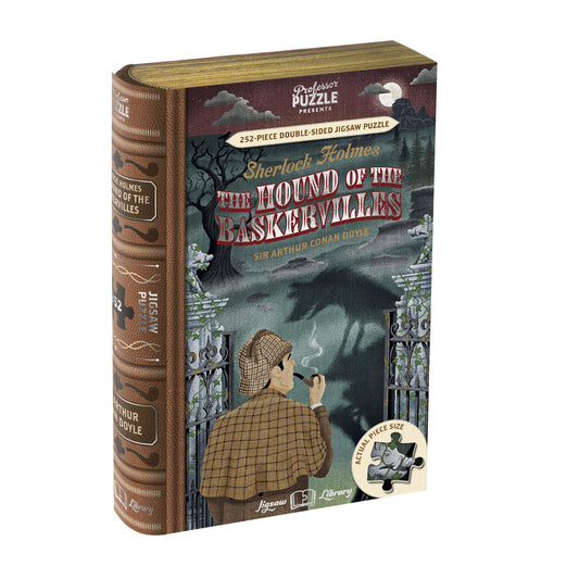 Professor Puzzle - Baskervilles hund Sagopussel (dubblesidigt 256 bitar)