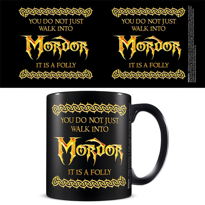 The Lord Of The Rings - Walk Into Mordor Svart Mugg - Pyramid
