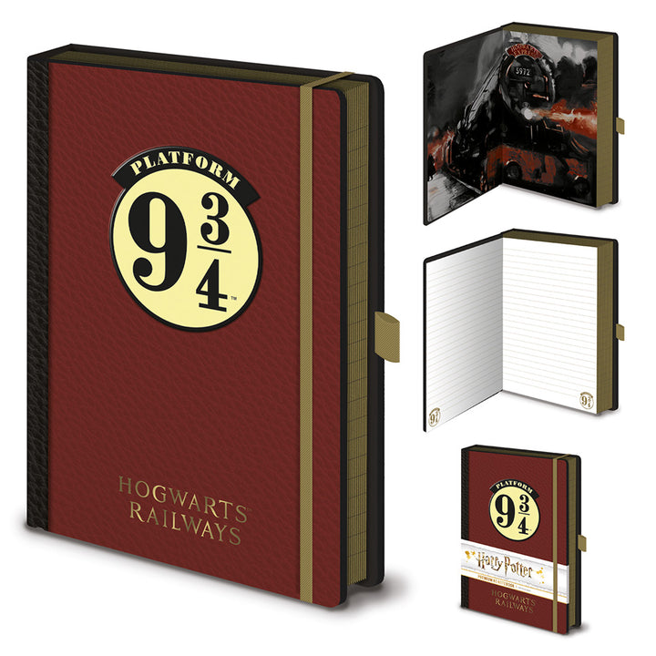 Harry Potter - Platform 9 3/4 A5 Premium Anteckningsbok - Pyramid