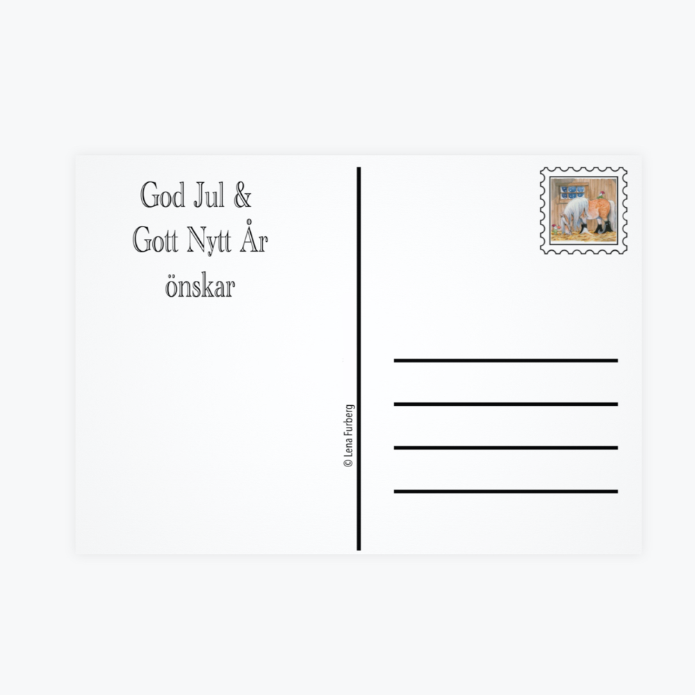Lena Furberg - Grålles hemlighet Julkort A5