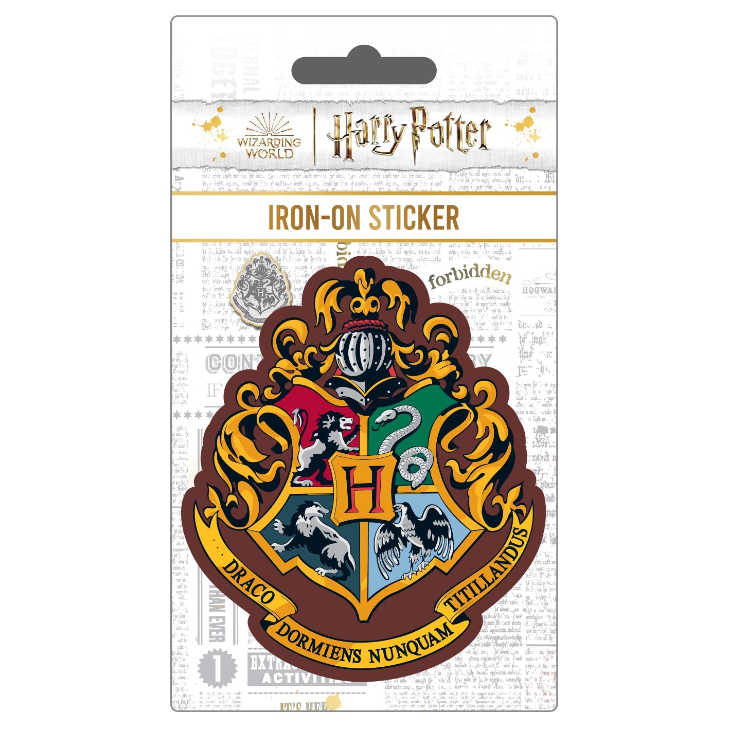 Harry Potter - Hogwarts Vapensköld (strykmärke)