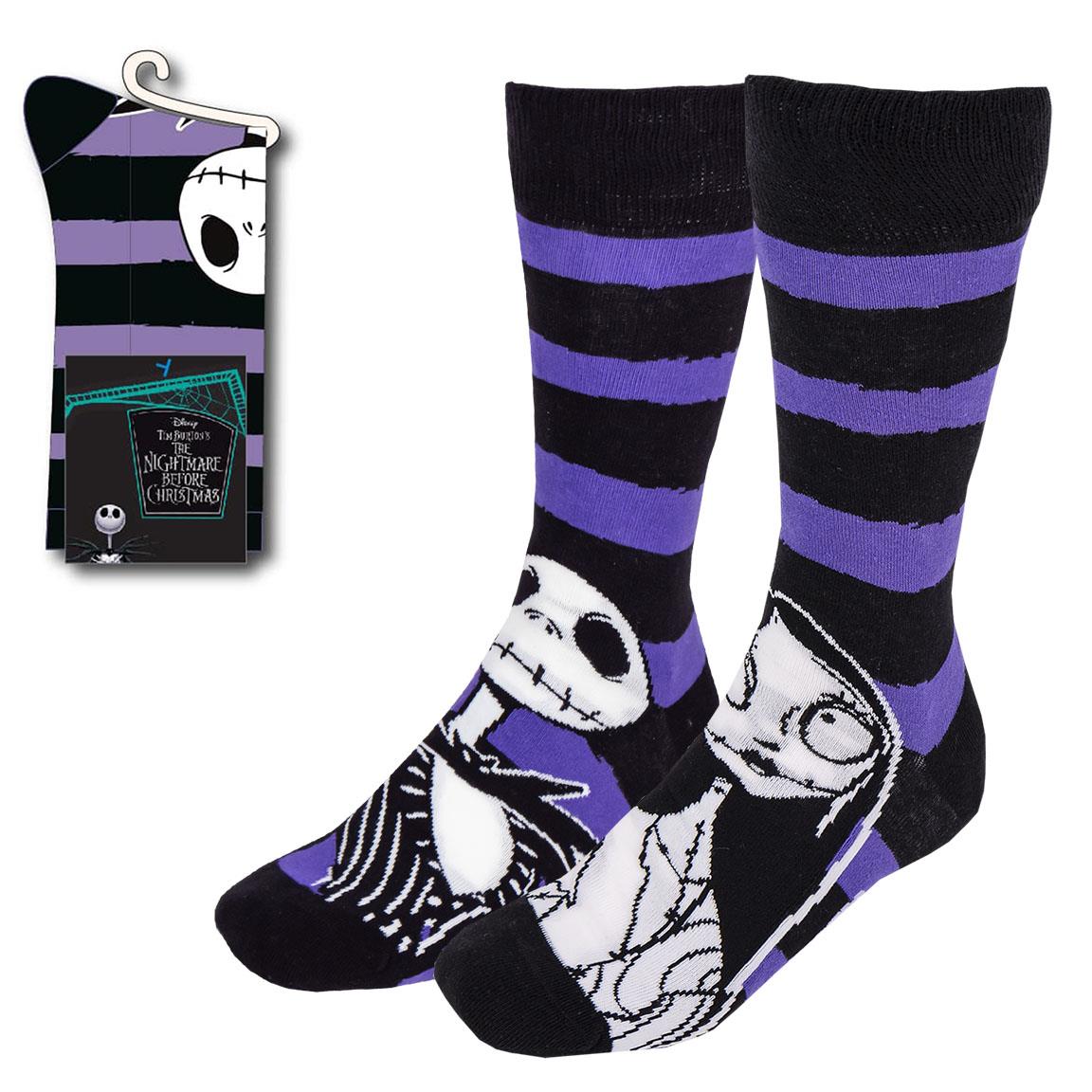 Disney - Nightmare Before Christmas Jack & Sally strumpor Vuxenstorlek